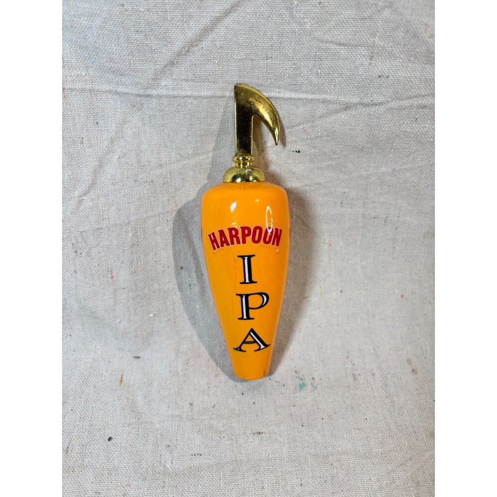 Harpoon IPA Shotgun Whale Hook 6.5" Draft Beer Tap Handle Authentic Barware